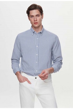 CAMASA CU DUNGI BLEUMARIN REGULAR FIT D'S DAMAT