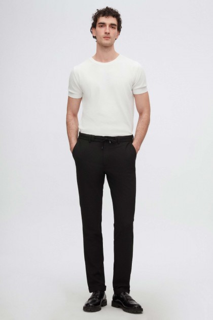 PANTALONI NEGRI SLIM FIT TWN