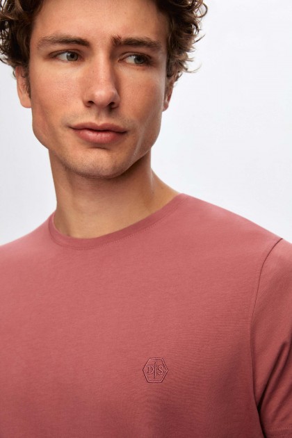 TRICOU ROSU SLIM FIT D'S DAMAT