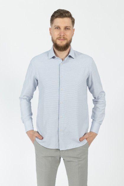 CAMASA BLEU SLIM FIT D'S DAMAT