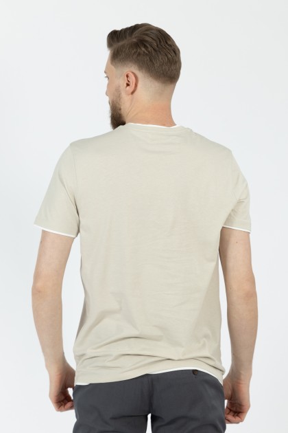 TRICOU ECRU REGULAR FIT D'S DAMAT