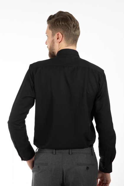 CAMASA NEAGRA  SLIM FIT TWN