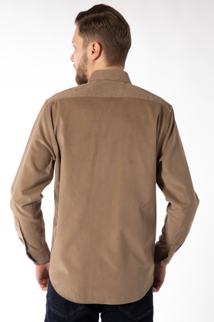 CAMASA CASUAL BEJ REGULAR FIT  D'S DAMAT
