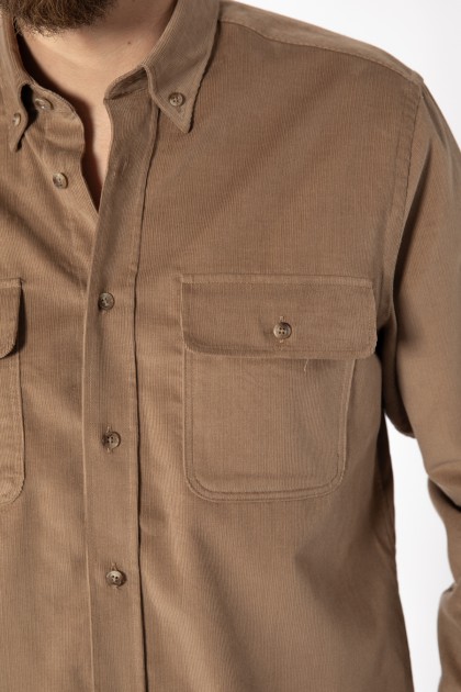 CAMASA CASUAL BEJ REGULAR FIT  D'S DAMAT