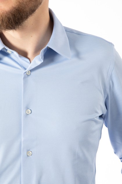 CAMASA BLEU SLIM FIT  D'S DAMAT