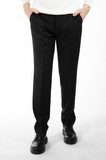 PANTALONI NEGRI SLIM FIT D'S DAMAT