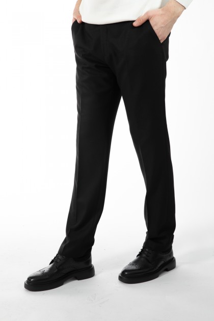 PANTALONI NEGRI SLIM FIT D'S DAMAT