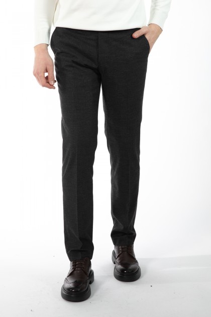 PANTALONI ANTRACIT SLIM FIT D'S DAMAT