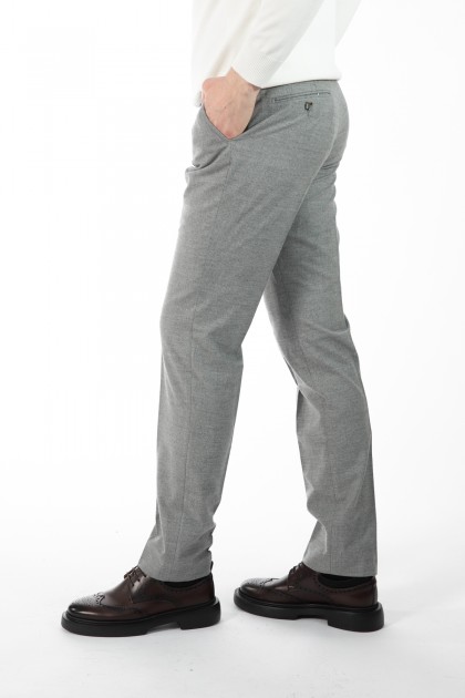 PANTALONI GRI SLIM FIT D'S DAMAT