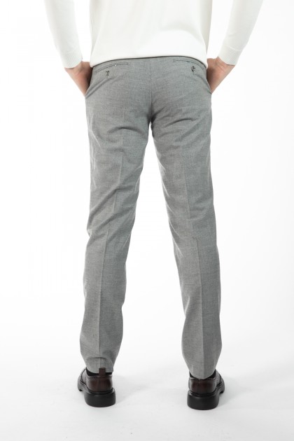 PANTALONI GRI SLIM FIT D'S DAMAT