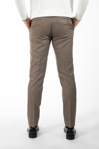 PANTALONI BEJ SLIM FIT D'S DAMAT