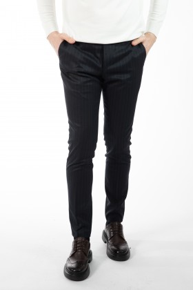 PANTALONI BLEUMARIN SLIM FIT D'S DAMAT