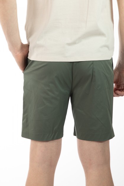 PANTALONI SCURTI KAKI REGULAR FIT D'S DAMAT
