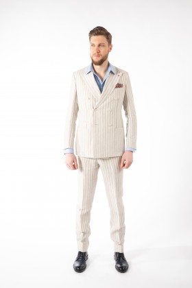 COSTUM BEJ REGULAR FIT D'S DAMAT