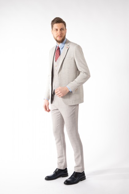 COSTUM BEJ SLIM FIT TWN