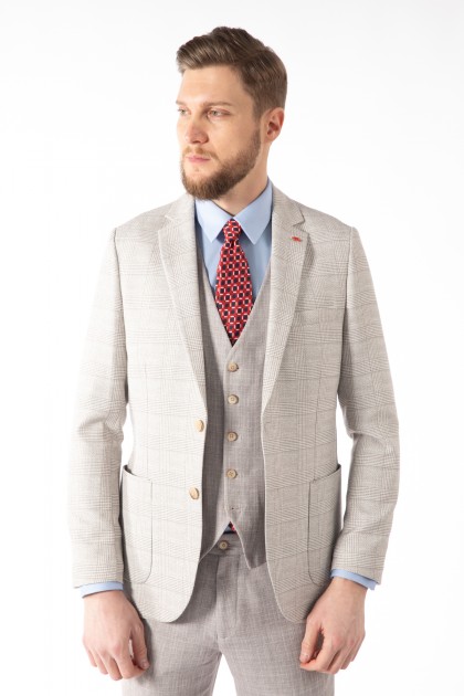 COSTUM BEJ SLIM FIT TWN
