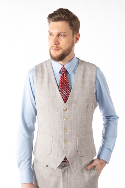 COSTUM BEJ SLIM FIT TWN