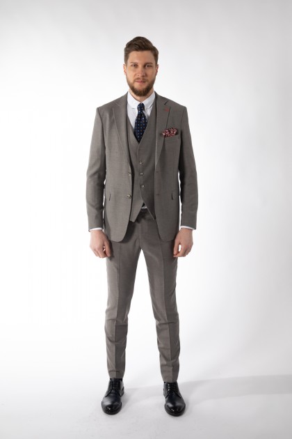 COSTUM BEJ SLIM FIT TWN