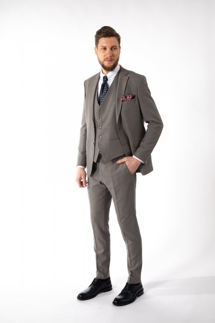 COSTUM BEJ SLIM FIT TWN