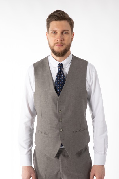 COSTUM BEJ SLIM FIT TWN