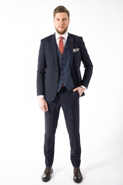 COSTUM BLEUMARIN SLIM FIT TWN