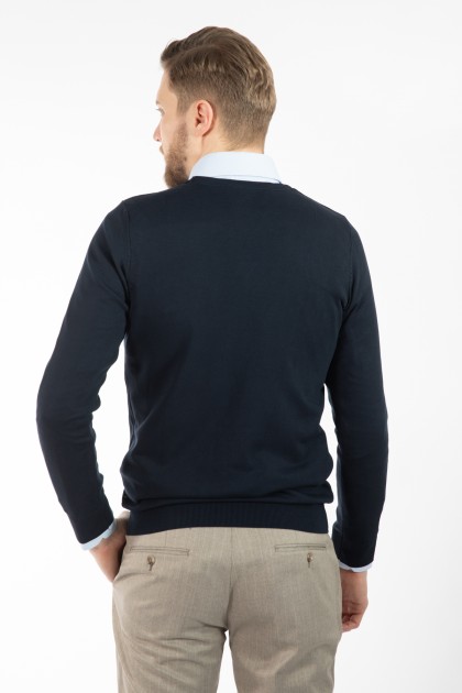 PULOVER BLEUMARIN SLIM FIT TWN