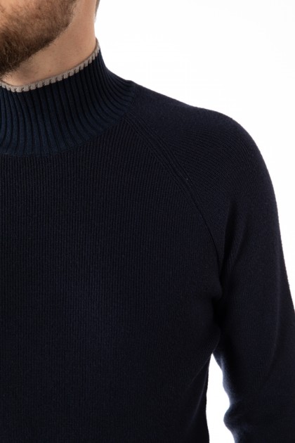 PULOVER BLEUMARIN SLIM FIT TWN