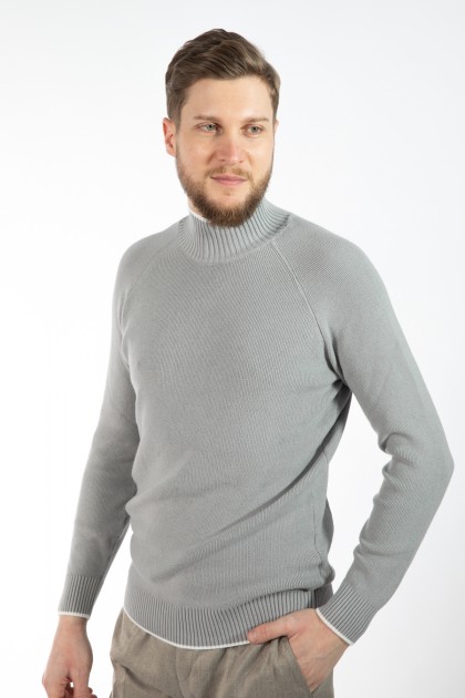 PULOVER GRI SLIM FIT TWN
