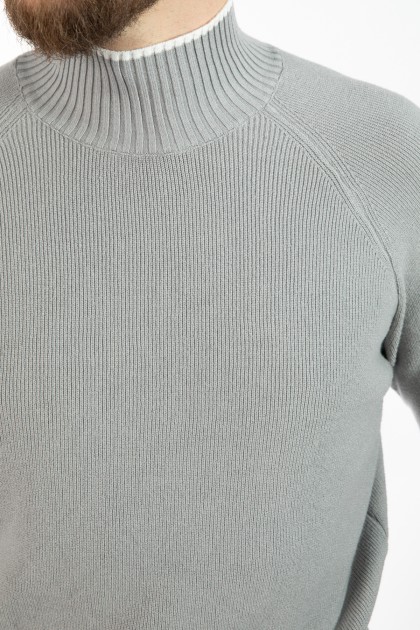 PULOVER GRI SLIM FIT TWN