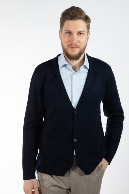 PULOVER BLEUMARIN REGULAR FIT D'S DAMAT