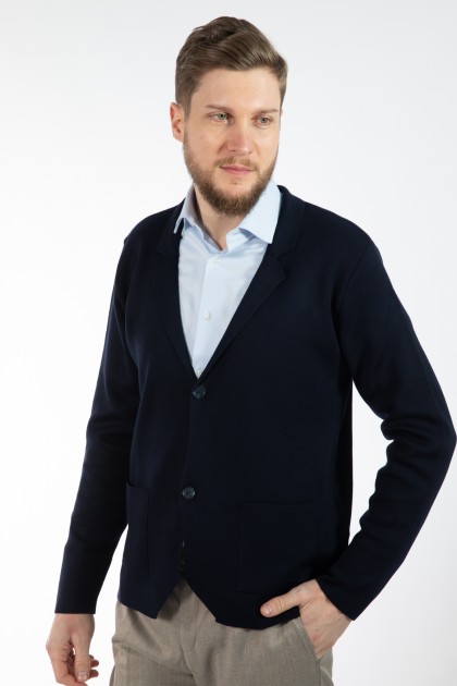 PULOVER BLEUMARIN REGULAR FIT D'S DAMAT
