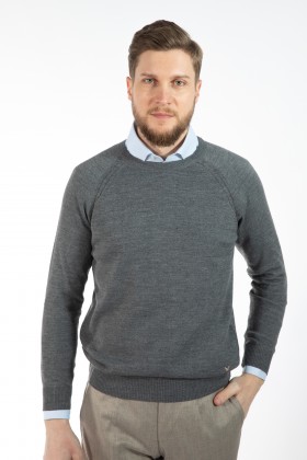 PULOVER GRI REGULAR FIT D'S  DAMAT