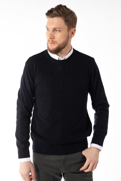 PULOVER BLEUMARIN REGULAR FIT D'S DAMAT