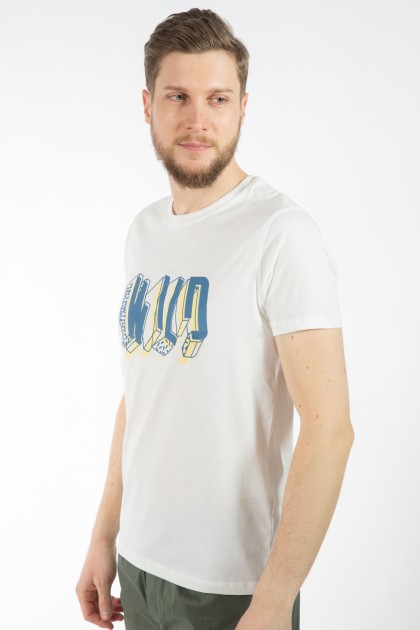 TRICOU ECRU SLIM FIT TWN