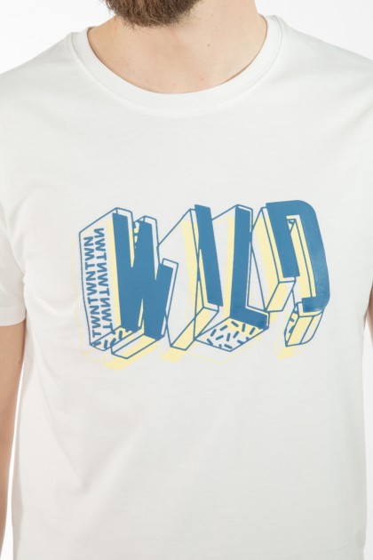 TRICOU ECRU SLIM FIT TWN
