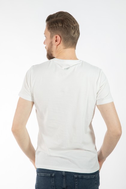 TRICOU ECRU SLIM FIT TWN