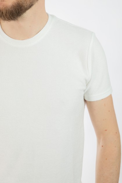 TRICOU ECRU SLIM FIT TWN