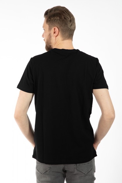 TRICOU NEGRU REGULAR FIT D'S DAMAT