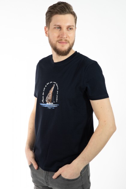 TRICOU BLEUMARIN REGULAR FIT D'S DAMAT