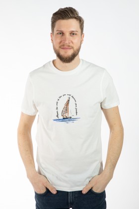 TRICOU ECRU REGULAR FIT D'S DAMAT