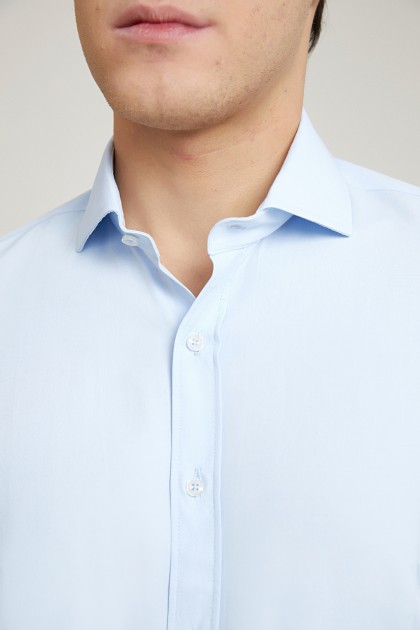 CAMASA BLEU SLIM FIT  D'S DAMAT