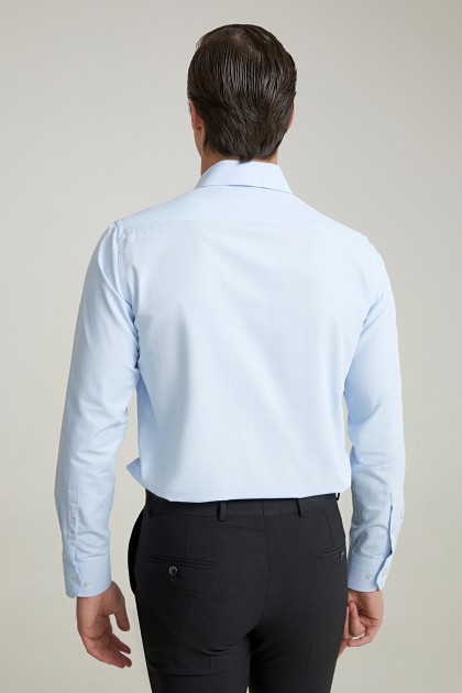 CAMASA BLEU SLIM FIT  D'S DAMAT