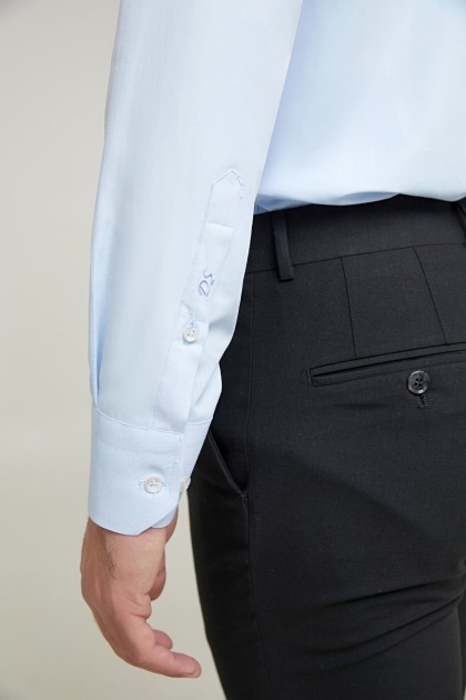 CAMASA BLEU SLIM FIT  D'S DAMAT
